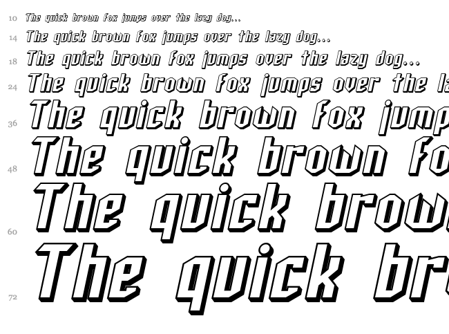 SF Archery Black font waterfall
